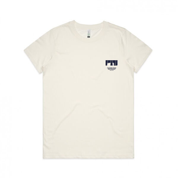 FTY Navy Logo Tee - Womens Thumbnail